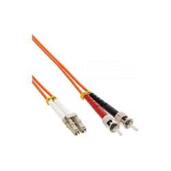 Mercodan 40400072 InfiniBand/fibre optic cable LC ST Multicolour, Orange