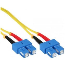 Mercodan 40400124 InfiniBand/fibre optic cable 3 m SC Multicolour, Yellow