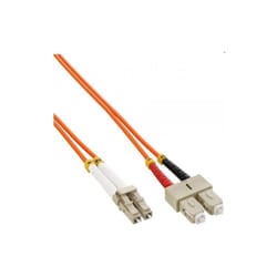 Mercodan 40400035 InfiniBand/fibre optic cable 2 m LC SC Multicolour, Orange