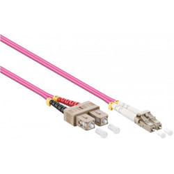 Mercodan 40400056 InfiniBand/fibre optic cable 1 m LC SC Violet