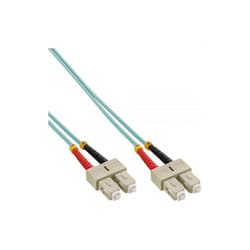 Mercodan 40400178 InfiniBand/fibre optic cable 2 m SC Multicolour, Turquoise