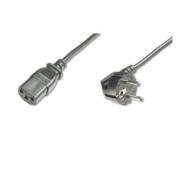 Mercodan 580820014 power cable Black 1.8 m Power plug type F C13 coupler