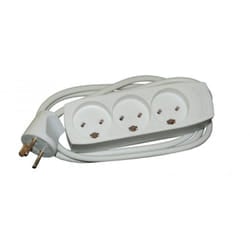 Mercodan 983102 power extension 1.5 m 3 AC outlet(s) Indoor White