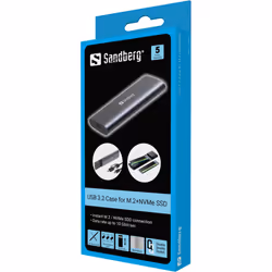 Sandberg USB 3.2 Case for M.2+NVMe SSD - Additional view 7