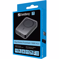 Sandberg Mag Wireless Powerbank 10000 ALU - Additional view 4