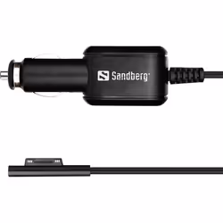 Sandberg Car Charger for Surface, Auto, Cigar lighter, 15 V, 1 m, Black