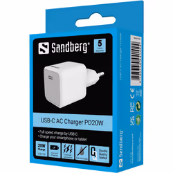 Sandberg USB-C AC Charger PD20W EU - Additional view 4