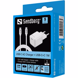 Sandberg USB-C 20W Charger+USB-CC 1M - Additional view 4