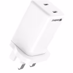Sandberg AC Charger Dual USB-C PD65W UK