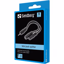 Sandberg MiniJack Splitter 1-2