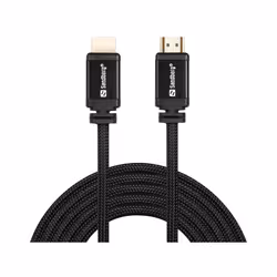 Sandberg HDMI 2.0 19M-19M, 3m, 3 m, HDMI Type A (Standard), HDMI Type A (Standard), Black
