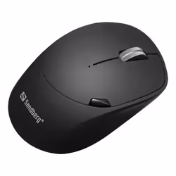 Sandberg Wireless Mouse Pro Recharge, Right-hand, RF Wireless + Bluetooth, 1600 DPI, Black