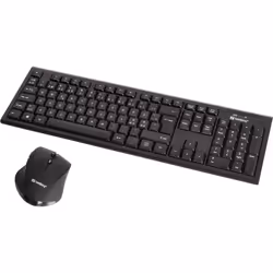 Sandberg Wireless Office DesktopSet Nor, Wireless, RF Wireless, Mechanical, QWERTY, Black, Mouse included