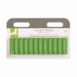 Q-Connect AA Battery Pack of 12 KF00644 KF00644