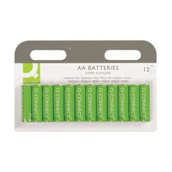 Q-Connect AA Battery Pack of 12 KF00644 KF00644