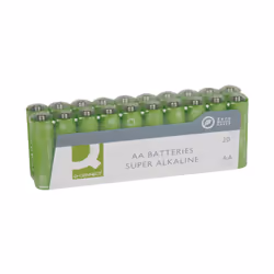 20 x Q-Connect AA Battery Economy Alkaline batteries no added mercury KF108 KF10848