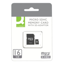 Q-Connect 16GB Micro SD Card Class 10 KF16012 KF16012
