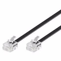 Microconnect MPK187, 3 m, RJ11, RJ11, Black, Male, Male