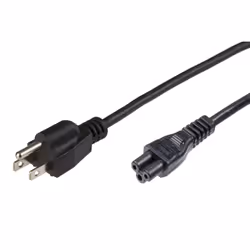 This US Power cord with IEC-60320-C5. which is also called “Mickey Mouse” enables you to connect your laptop or power supply ...