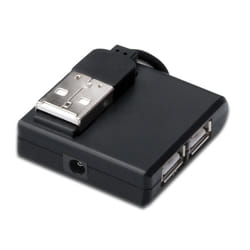 Microconnect MC-USB2.0HUB4P interface hub USB 2.0 400 Mbit/s Black