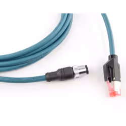 Datalogic CAB-ETH-M05 M12-IP67, 5 m, RJ-45, M12, Blue