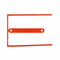 Q-CONNECT D-Clips – Red, Binding clip, Red, Metal, 8 cm, 250 mm, 340 mm