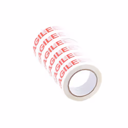 Printed Fragile Tape Self Adhesive Bopp 48mmx66m (Pack of 6)