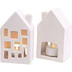 Creativ Company 744364 candle holder Terracotta White