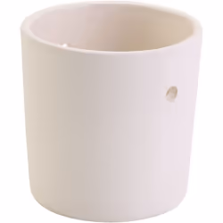 Creativ Company 744328, Pot planter, Hanging, Ceramic, White, Cylinder, Indoor