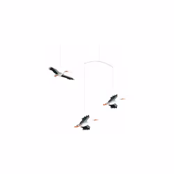 Flensted Mobiles Nursery Mobiles Lucky Storks