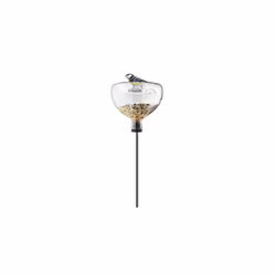| Bird Bath and Feeder | Sculptural Design for The Garden | Glass, Silicone Rubber and Stainless Steel