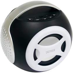 Denver BTS-90Silver 2.1 portable speaker system Black, White 4 W