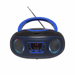 Denver TCL-212BT BLUE, 1.19 kg, Black, Blue, Portable CD player
