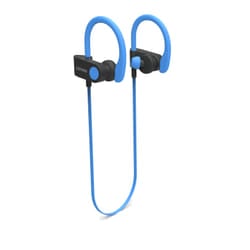 Denver BTE-110 BLUE Headset Wireless Neck-band Sports Micro-USB Bluetooth Black, Blue