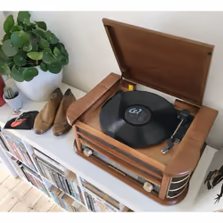 Denver MCR-50 Retro Wooden Music Centre Hi-Fi