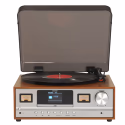 Denver MRD-52LIGHTWOOD, Silver, Wood, DAB+, FM, 10 W, AC, 230 V, 50 Hz