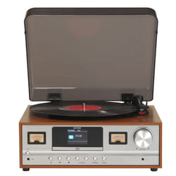 Denver MRD-52LIGHTWOOD audio turntable Silver, Wood