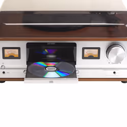 Denver MRD-52LIGHTWOOD audio turntable Silver, Wood - Additional view 4
