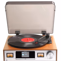 Denver MRD-52LIGHTWOOD audio turntable Silver, Wood - Additional view 5