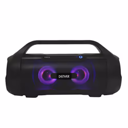 Denver BTG-615, 1.0 channels, 19 W, Wired & Wireless, USB Type-A, Mono portable speaker, Black