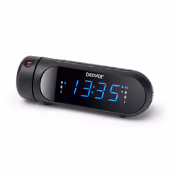 Denver CPR-700, Digital alarm clock, Oval, Black, 24h, PLL, Any gender