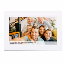 Denver PFF-1015W digital photo frame White 25.6 cm (10.1") Touchscreen Wi-Fi - Additional view 4