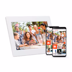 Denver PFF-1015W digital photo frame White 25.6 cm (10.1") Touchscreen Wi-Fi - Additional view 5