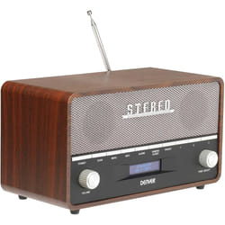 Denver DAB-36 Retro Bluetooth DAB+ FM Radio - Dark Wood