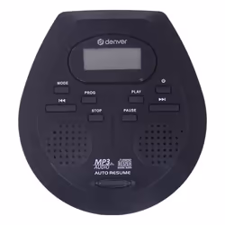 Denver DMP-395B, Black, Portable CD player