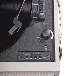 Denver VPR-250 audio turntable Black, Grey