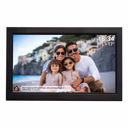 Denver PFF-1503B, 39.6 cm (15.6"), 1920 x 1080 pixels, IPS, JPEG, 16 GB, MicroSD (TransFlash)