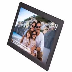 Denver PFF-1503B digital photo frame Black 39.6 cm (15.6") Touchscreen Wi-Fi