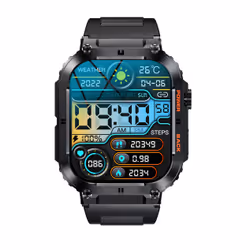 Denver SWC-191B smartwatch / sport watch 4.98 cm (1.96") IPS Digital 320 x 386 pixels Touchscreen Black