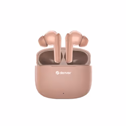 Denver TWE-48DR, True Wireless Stereo (TWS), 20 - 20000 Hz, Calls/Music, Headset, Rose